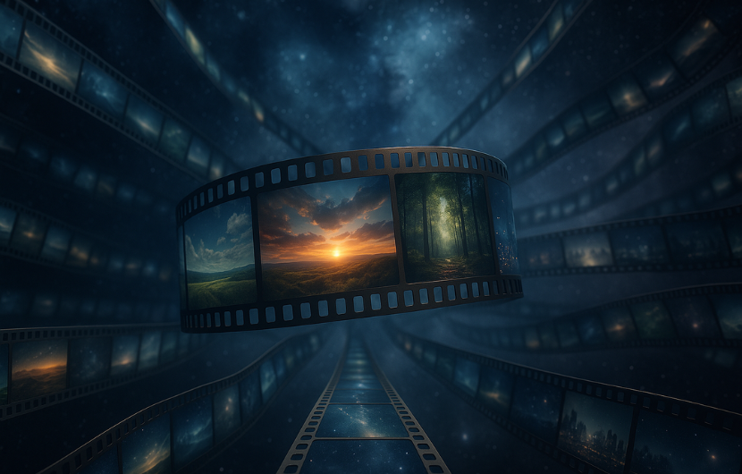 トランサーフィン｜無限に広がる現実フィルムのイメージ